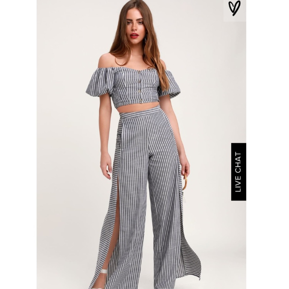 Two piece Wide leg Jumpsuit